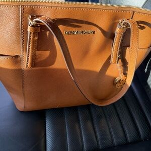 Michael Kors Tan Leather Tote Bag